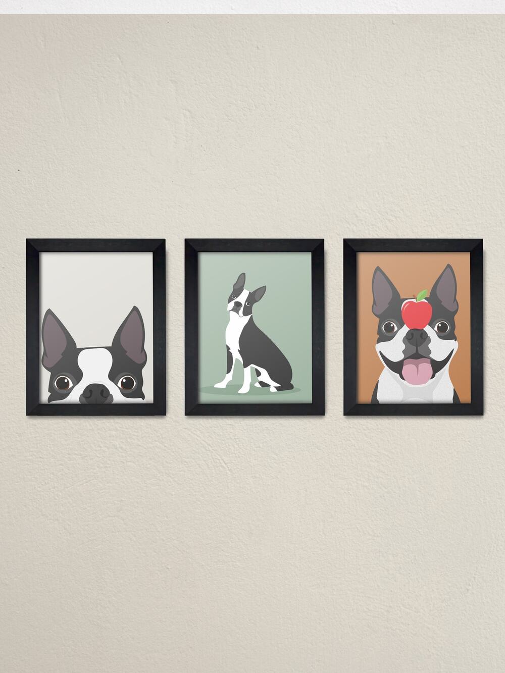 French Bulldog Framed Wall Art | Cute Frenchie Print
